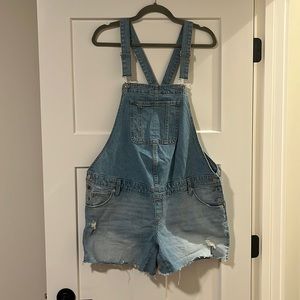 Isabel Maternity Shorts Overalls
